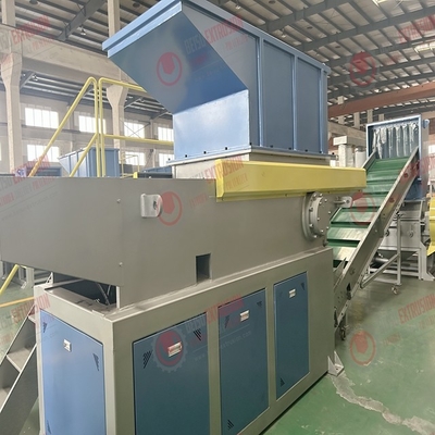 Heavy Duty Load Single Shaft Shredder and Crusher Machine for Plastic PVC PE PP ABS Lumps Die Head Wastes
