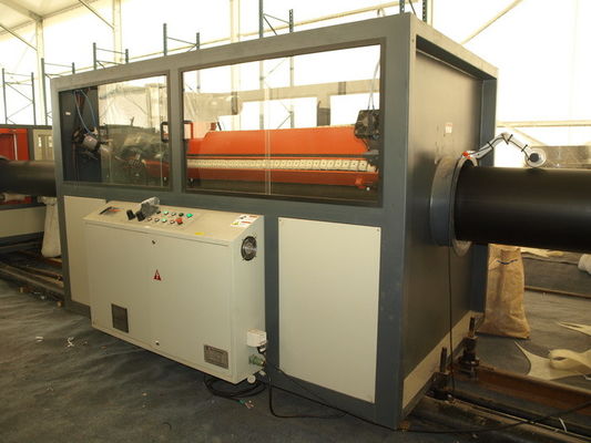 Big Dia HDPE Solid Pipe Production Line , Plastic Pipe Production Line PLC Automatic