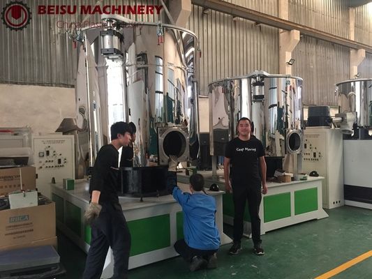 Stainless Steel Plastic Blender , Plastic Mixer Machine For Chemical Industry