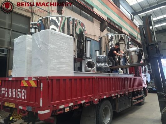 Stainless Steel Plastic Blender , Plastic Mixer Machine For Chemical Industry